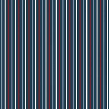 Red White True Stripes Navy