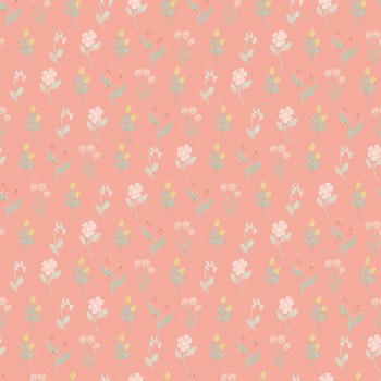 It's a Girl Floral Coral