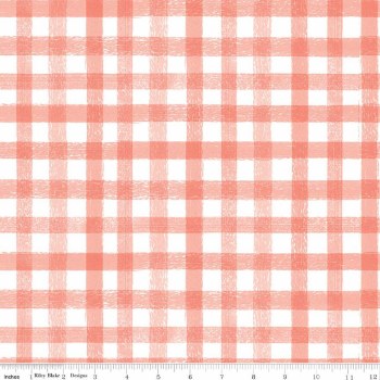 Homemade Gingham Coral