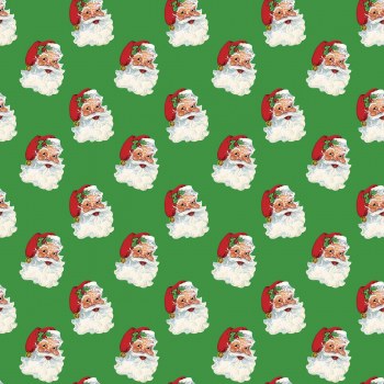 Monthly Placemats Santa Green