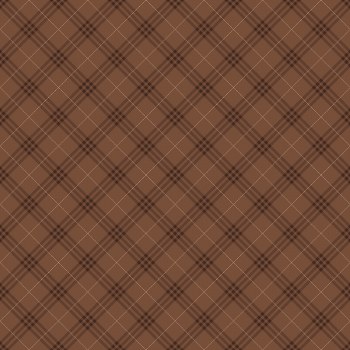Coffee Time Plaid Brown