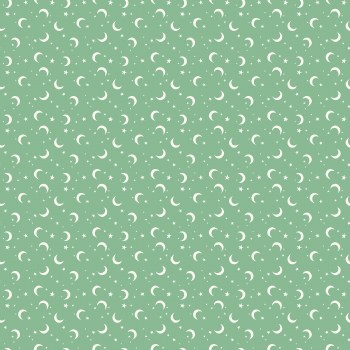 Frank and Friends Moon Stars Green