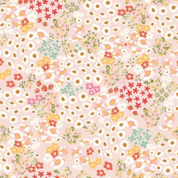 Cotton Nook Flowerbed Blush