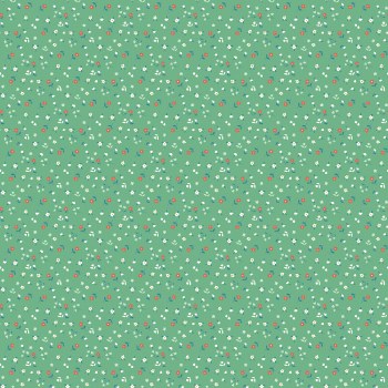 Cotton Nook Flowers Green
