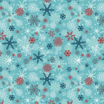 A Perfect Winter Snow Blue