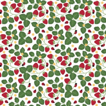 Little Ladybug Berries White