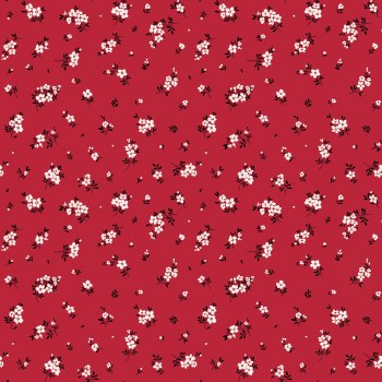 Little Ladybug Flowers Red
