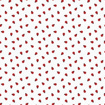Little Ladybug Ladybugs White