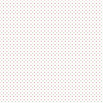 Swiss Dot Christmas on White