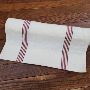 Toweling 18" Buttermilk Red Na