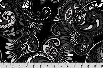 Cuddle Paisley Black