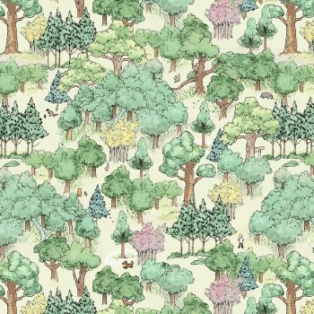 Classic Winnie the Pooh Forest Green