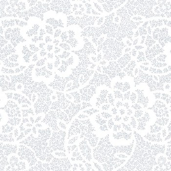 108" Touch of White Lg Floral
