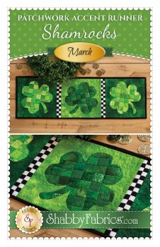 Patchwork Accent Shamrocks