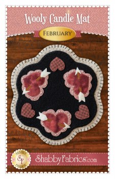 Wooly Candle Mat February