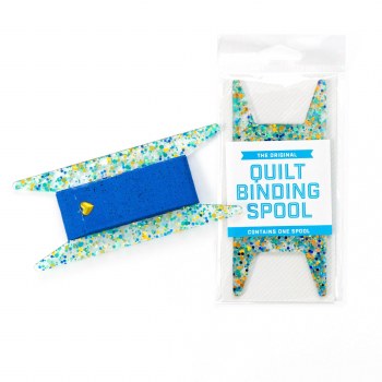 Binding Spool Blue Teal Gold