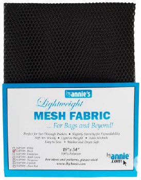 Mesh Lite Weight Black 18 x 54