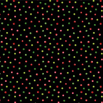 Watermelon Dots Black