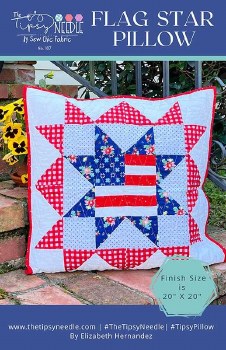 Flag Star Pillow