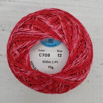 Valdani C708 PnkRed Spark Sz12