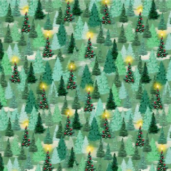 Christmas Village Forest Pine