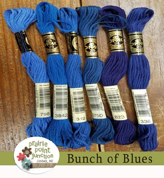 Bunch of Blues Floss Pack