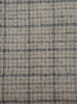 Wool 9" x 28" Blue and Grey
