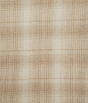 Wool Cream Plaid Yardage