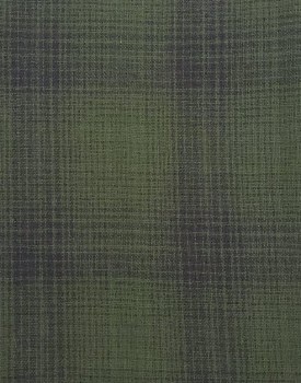 Wool Green Plaid Yardage