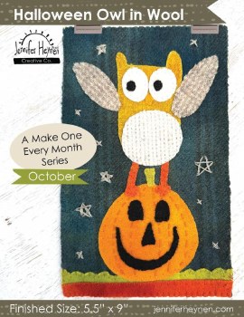 Halloween Owl in Wool