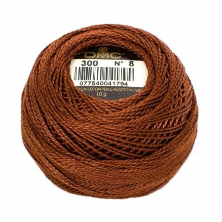 DMC 116 8-310 Pearl Cotton Thread Balls, Black, Size 8