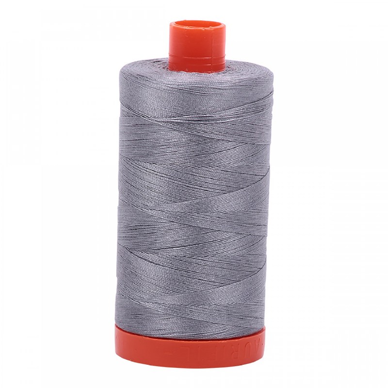 Aurifil 50 Wt 2605 Grey - Prairie Point Junction