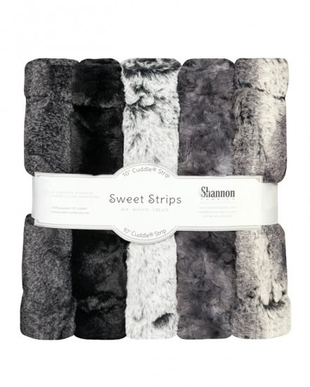 Shannon Fabrics 5 Pack of 10in Luxe Cuddle Strips Farm