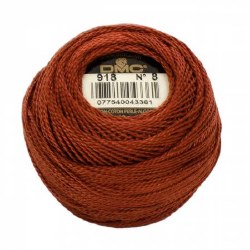 DMC Pearl Cotton 918 Copper