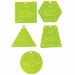 Basic 2 1/2 Inch Template Set