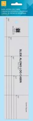 Slide Along Log Cabin Ruler