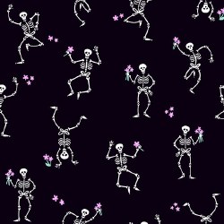 Ghostly Garden Skeleton Black