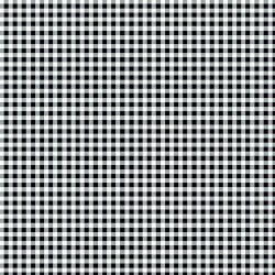 Ghostly Garden Gingham Black