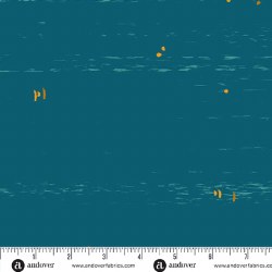 Sun Print Textures Canvas Teal