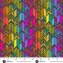 Color Wheel Feathers Night