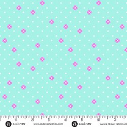 Color Pop Playground Dots Aqua