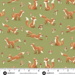 Hello Autumn Foxtales Green