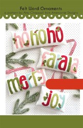 Felt Word Ornaments