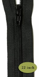 Zipper 22" Black