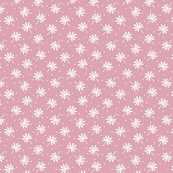 Snuggle Jungle Flannel Leaf Pink