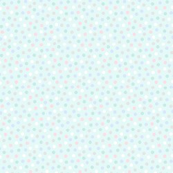 Snuggle Jungle Flannel Dot Turquosie