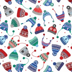 Winter Wonders Cozy Hats White