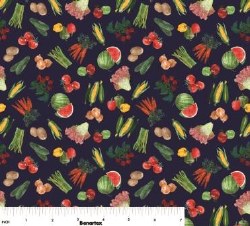 Shop Hop 2025 Veggies Navy