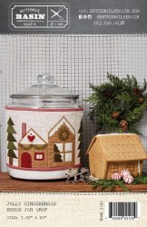 Jolly Gingerbread House Jar Wr