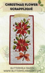 Christmas Flower Scrapplique